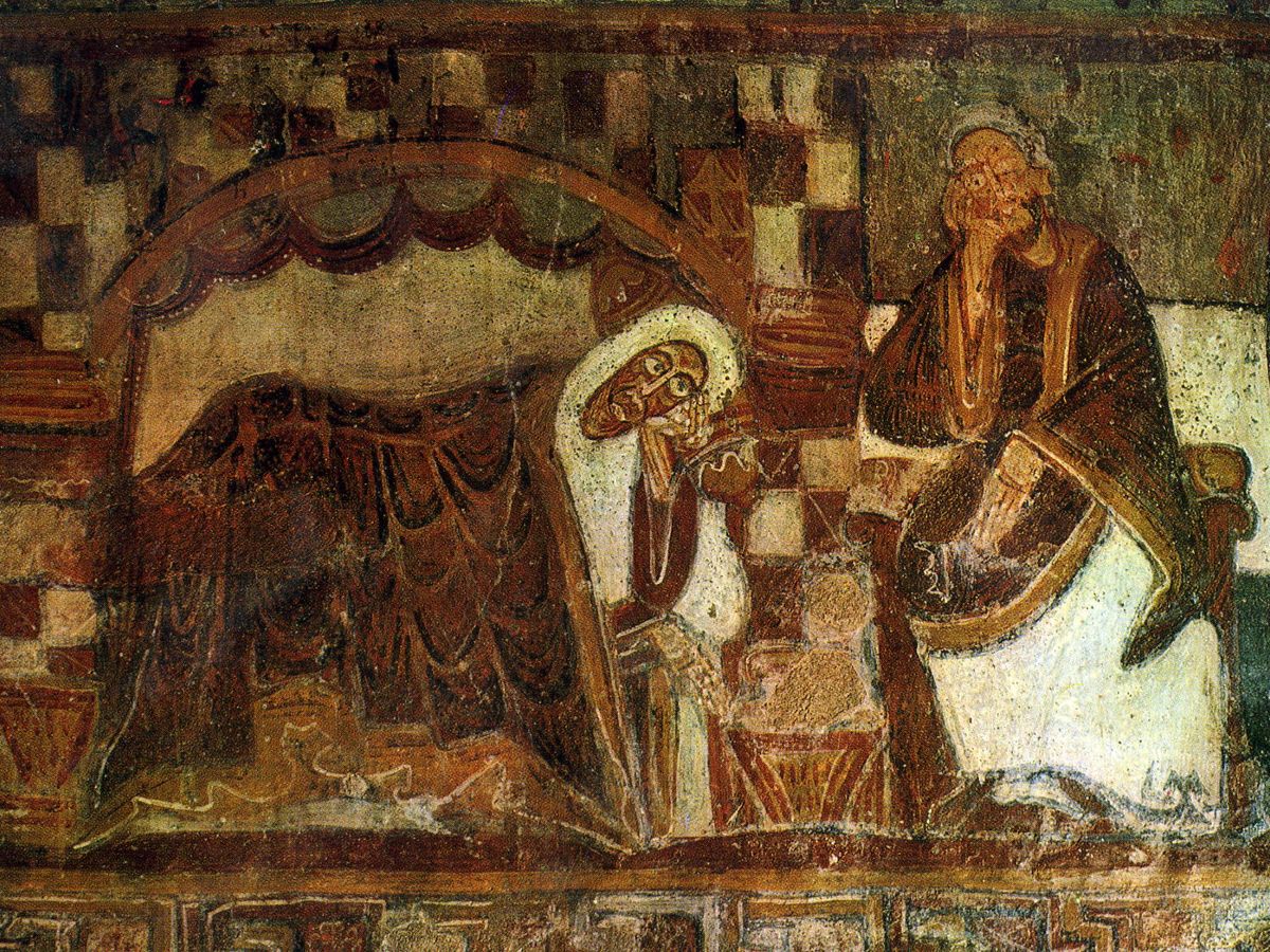 Les incroyables peintures de Saint-Martin de Fenollar