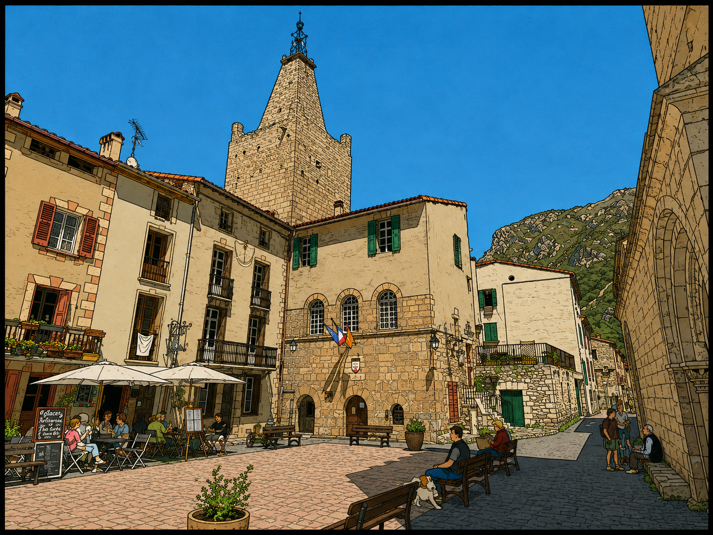La mairie de Villefranche-de-Conflent, une ancienne viguerie au cœur de la cité