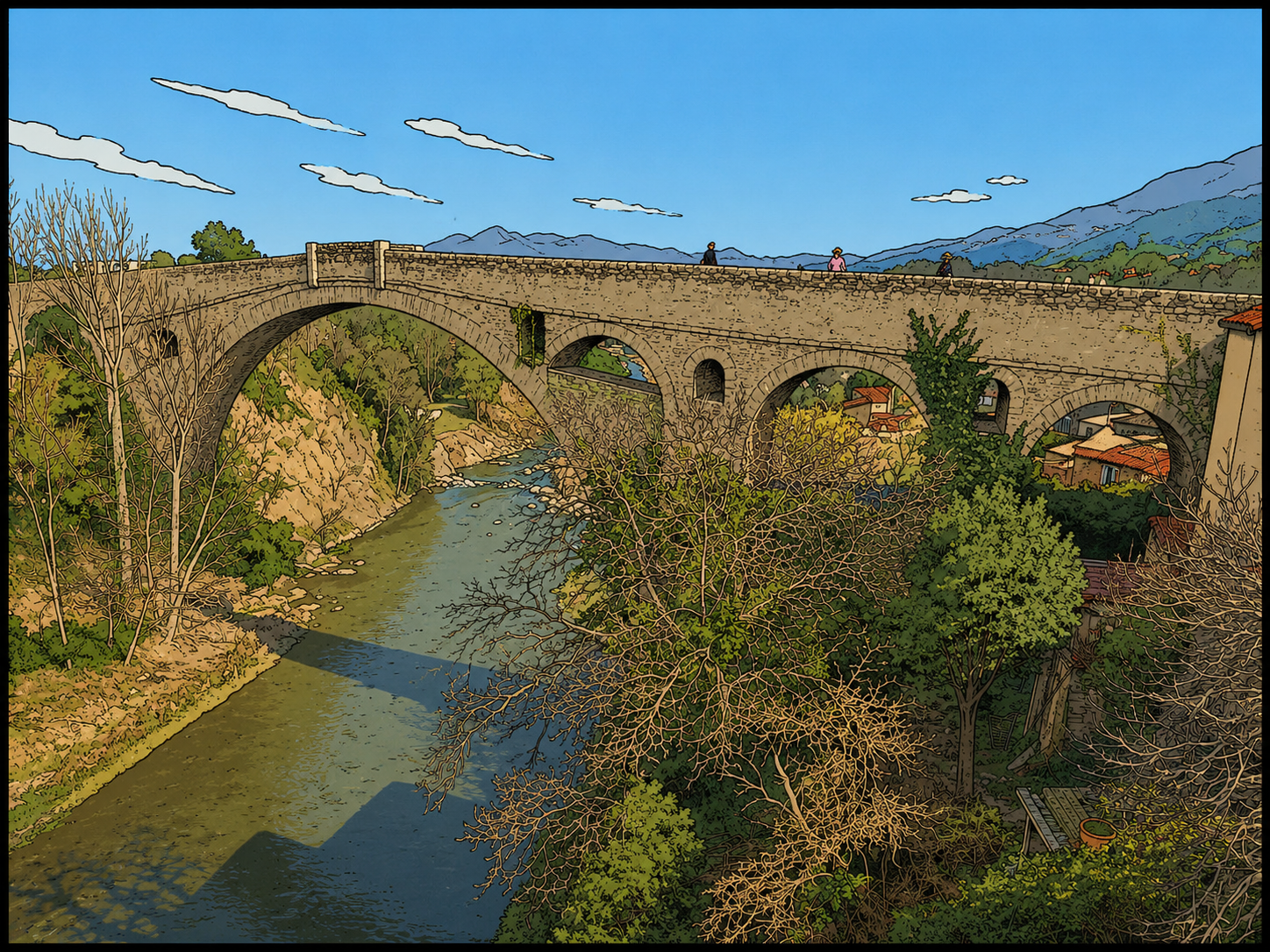 Le pont du Diable de Céret : quand le Diable s’en mêle !