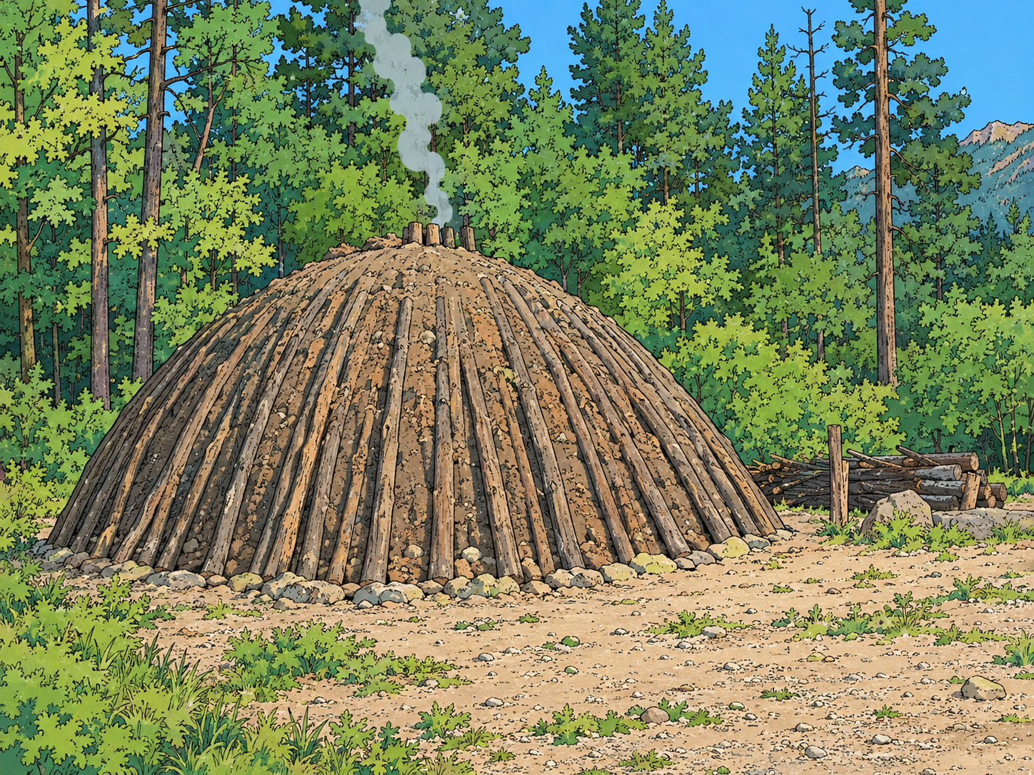 Les sites de charbonnage du Canigou : quand la forêt alimentait les forges